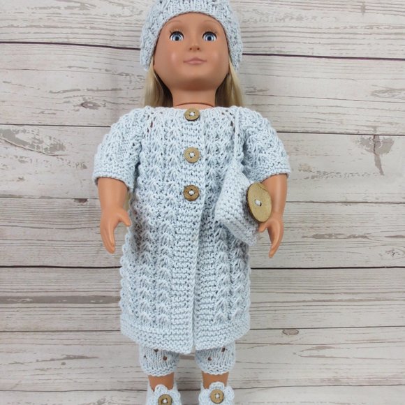 Handmade 18" A. G. & O. G. Dolls Knitted Clothes